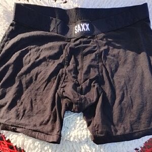 🚨B2G1 New SAXX Black Boxer Briefs Stretchy Comfort
